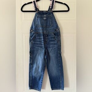 (2/30$) Oshkosh Jean Overalls Boys 4T